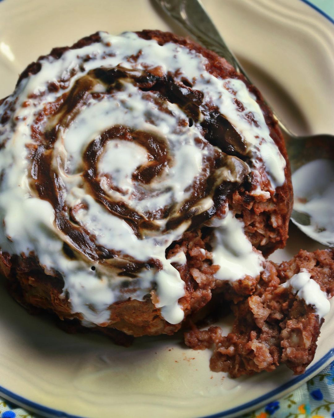 Double Chocolate Mocha Swirl Oat Bake