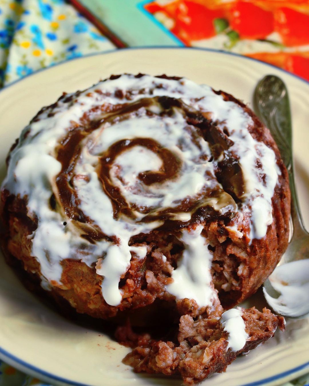 Double Chocolate Mocha Swirl Oat Bake