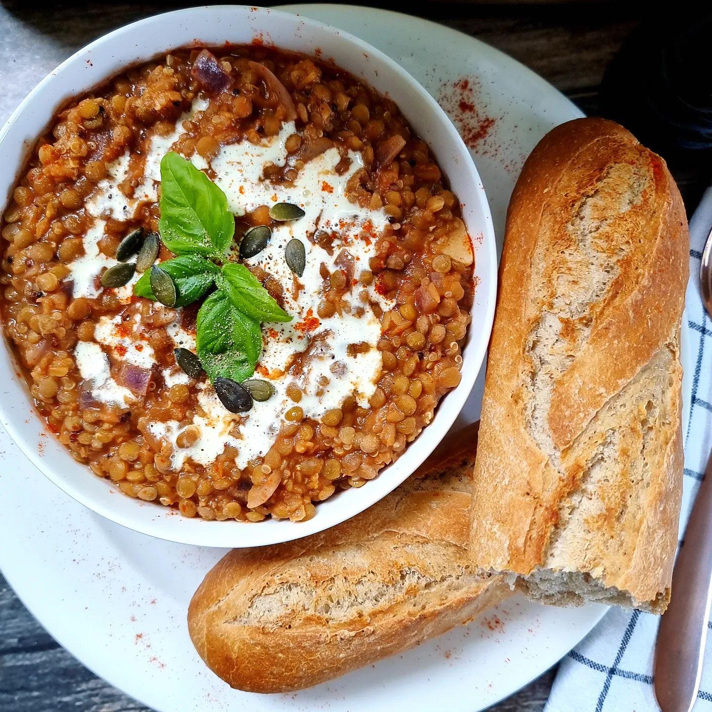 Mixed Lentil and Quinoa Soup