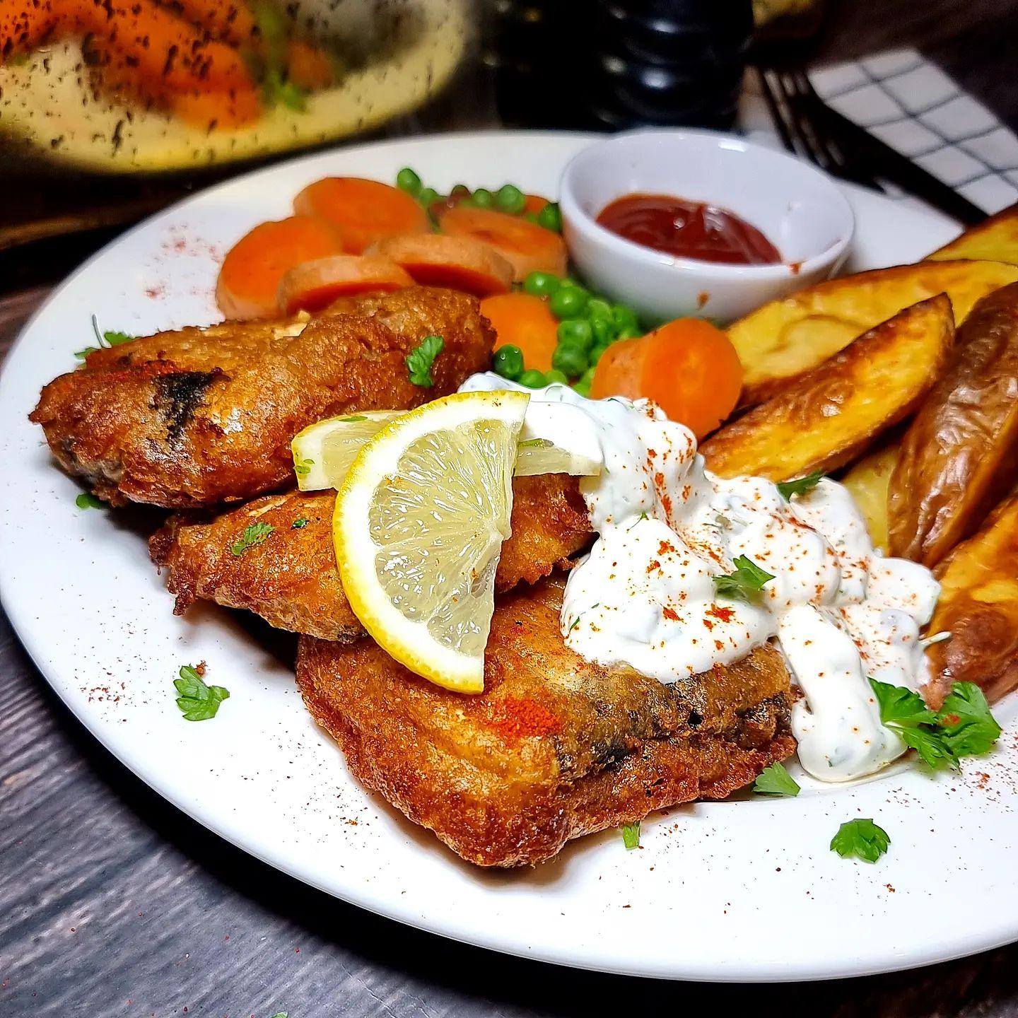 Homemade Beer-Battered Smoked Tofish