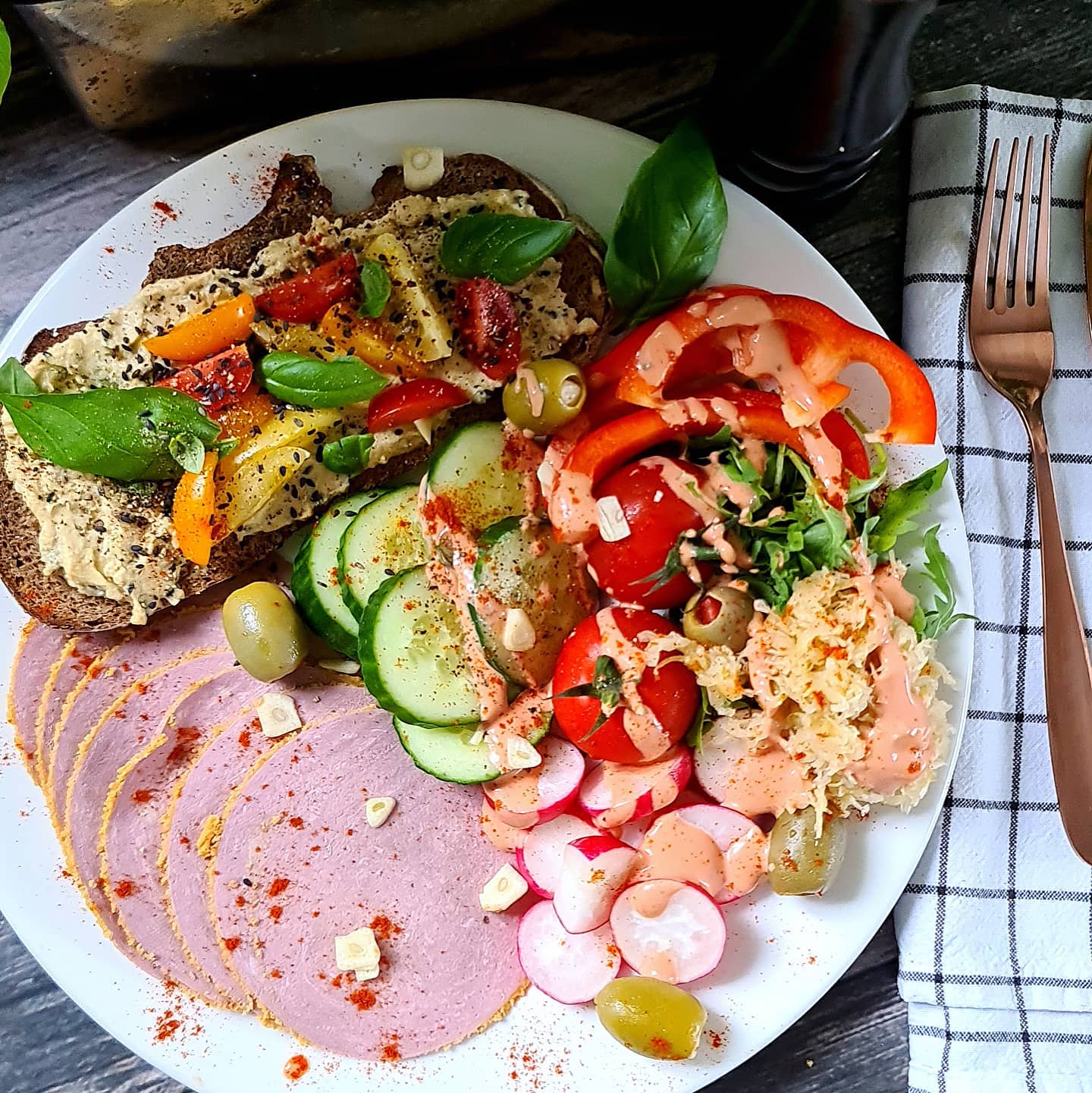 Vegan Crumbed Ham Salad
