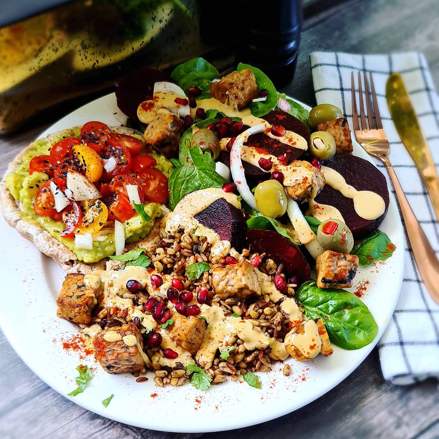 Superfood Tempeh Salad with Grains