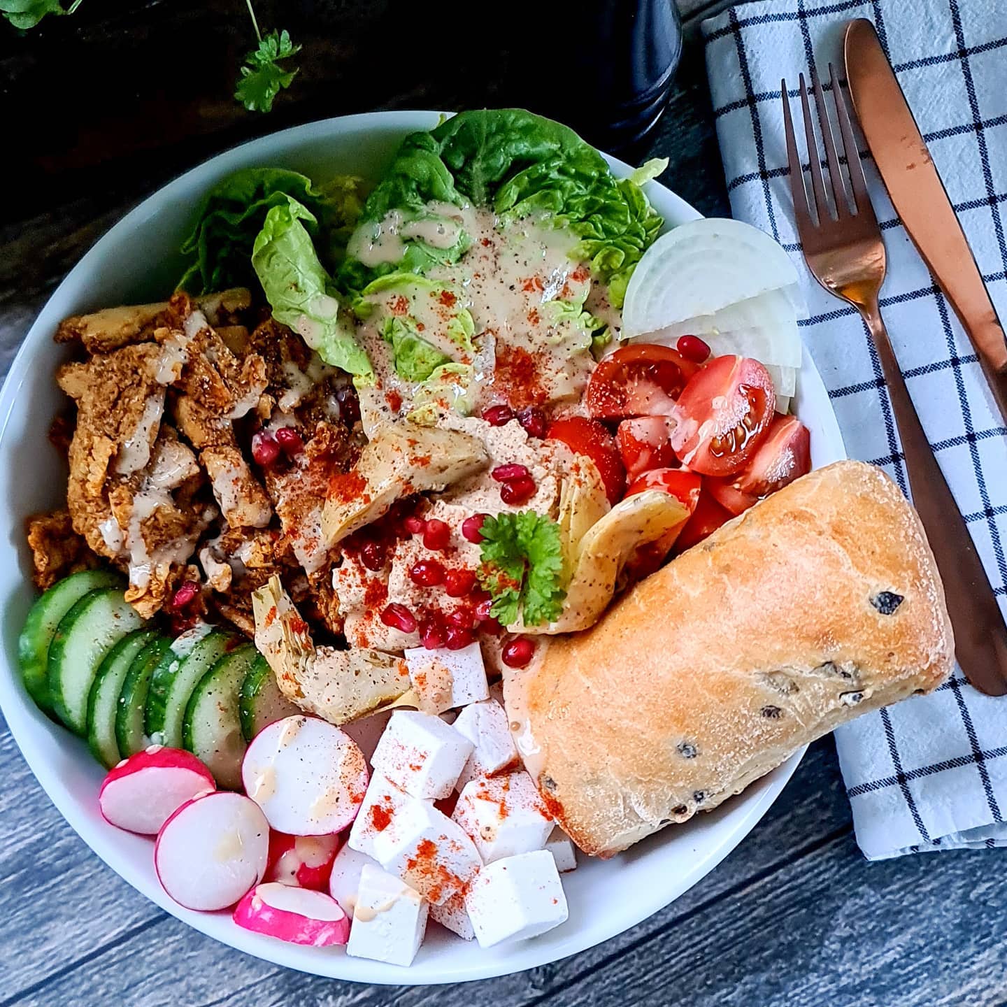 Vegan Shawarma Buddha Bowl