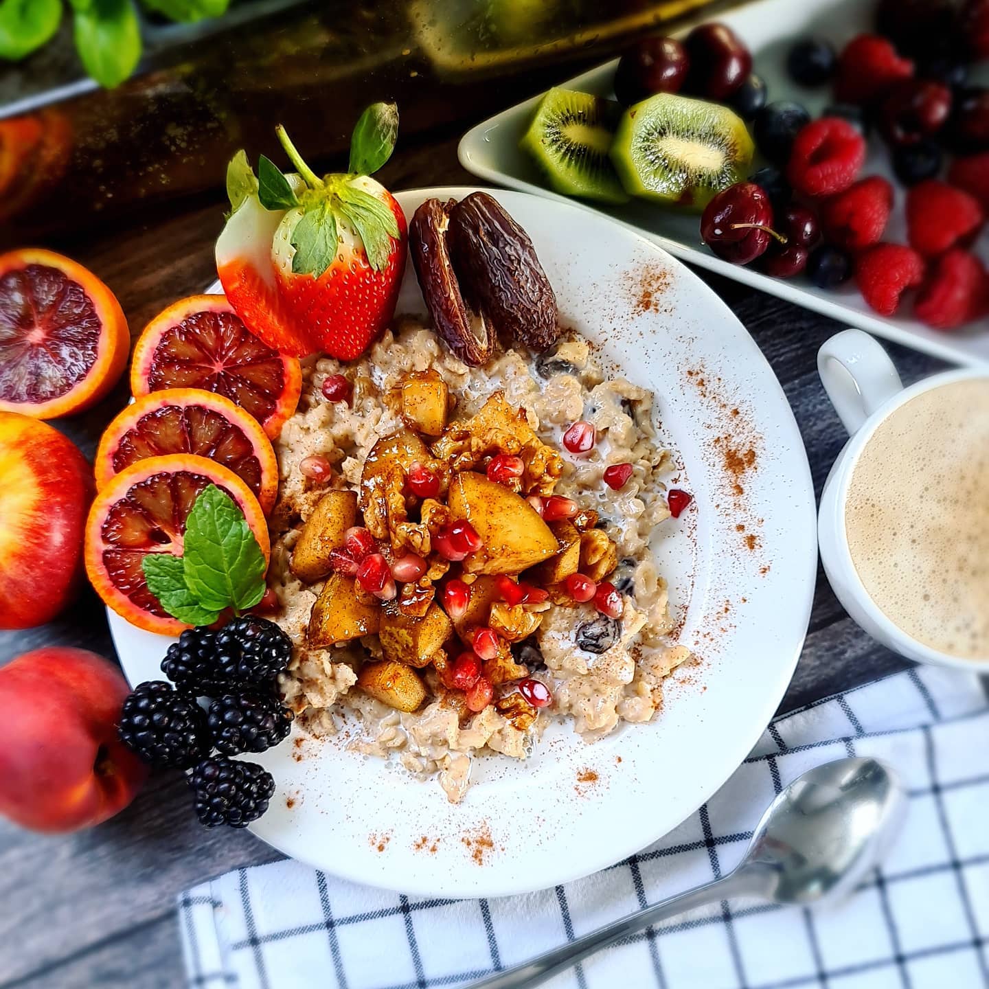 Caramelised Pear and Walnut Porridge