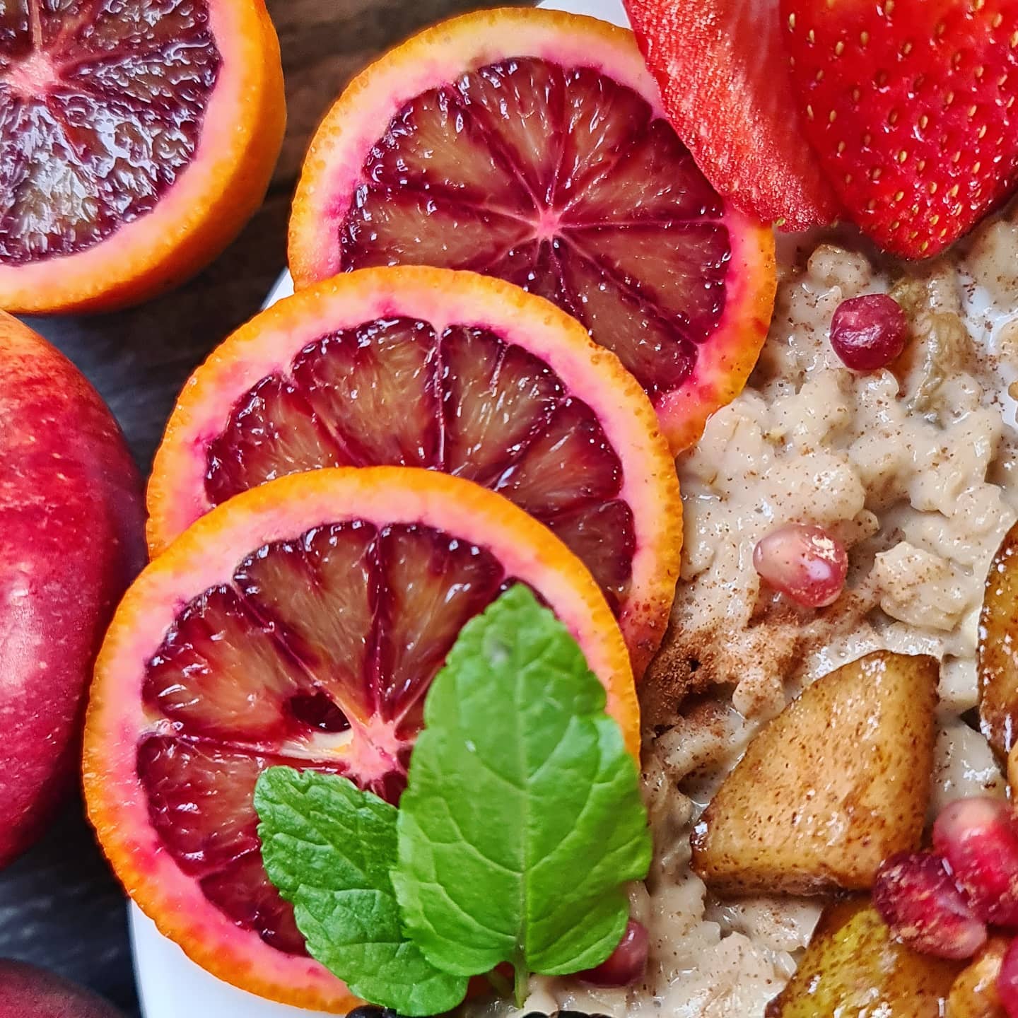 Caramelised Pear and Walnut Porridge