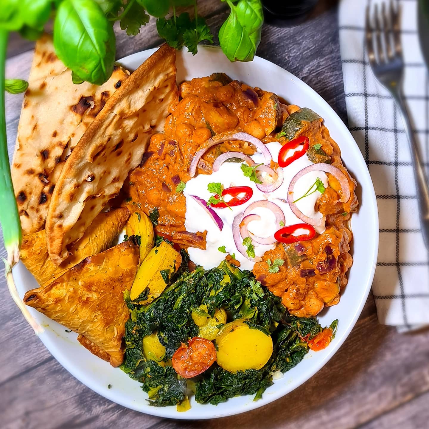 Chickpea and Courgette Curry
