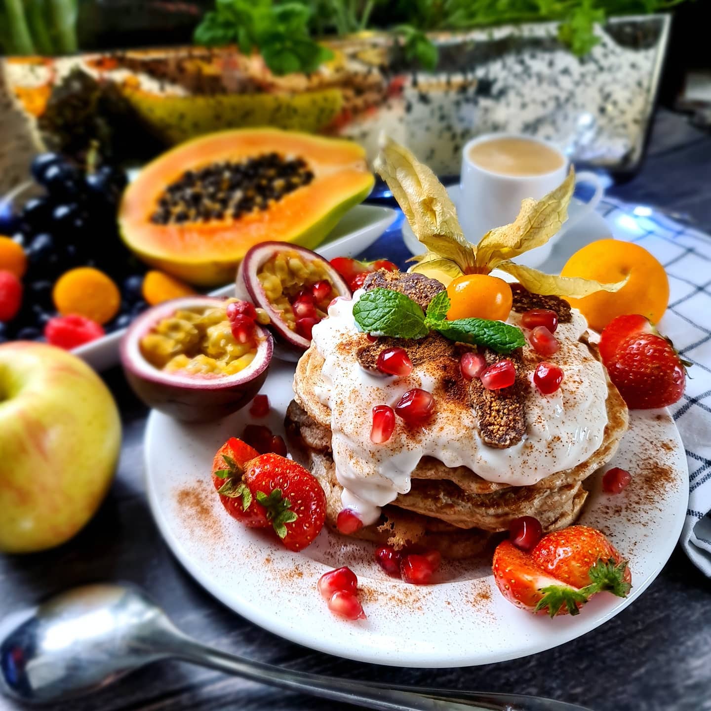 Fruit and Nut Pancakes