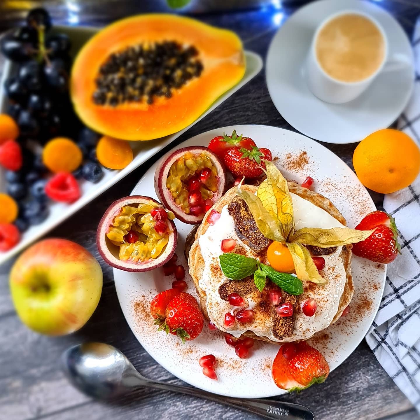 Fruit and Nut Pancakes