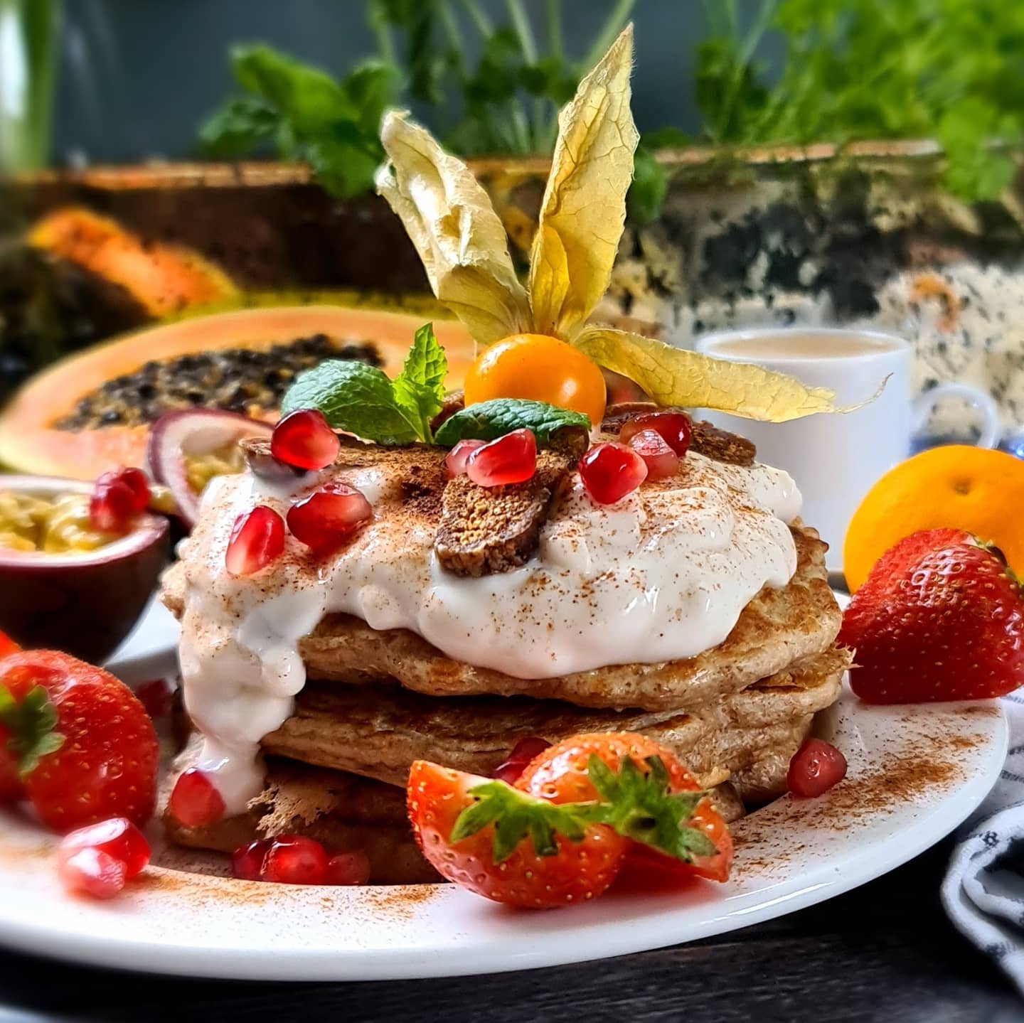 Fruit and Nut Pancakes