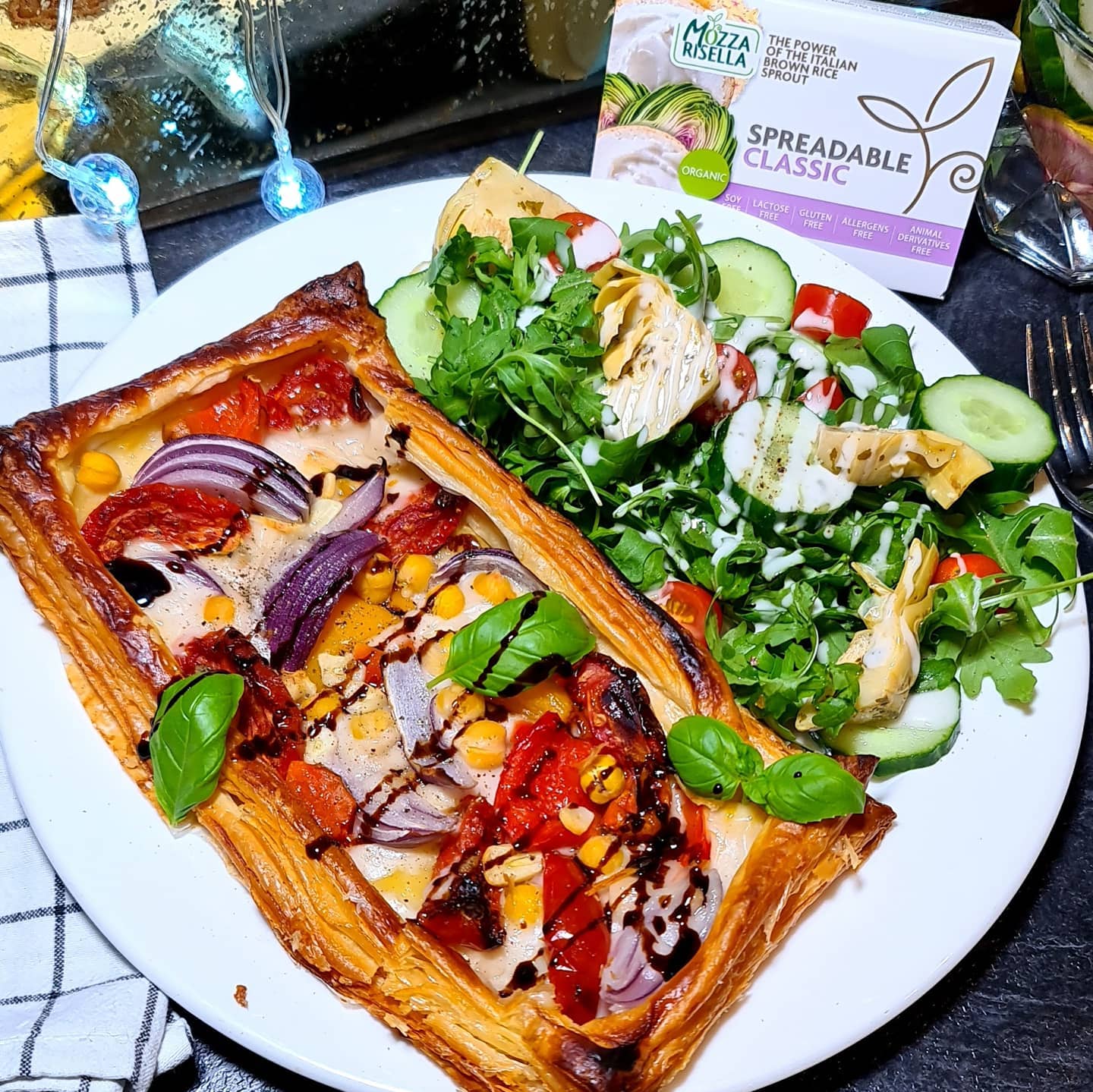 Chargrilled Vegetable & Cheese Tart