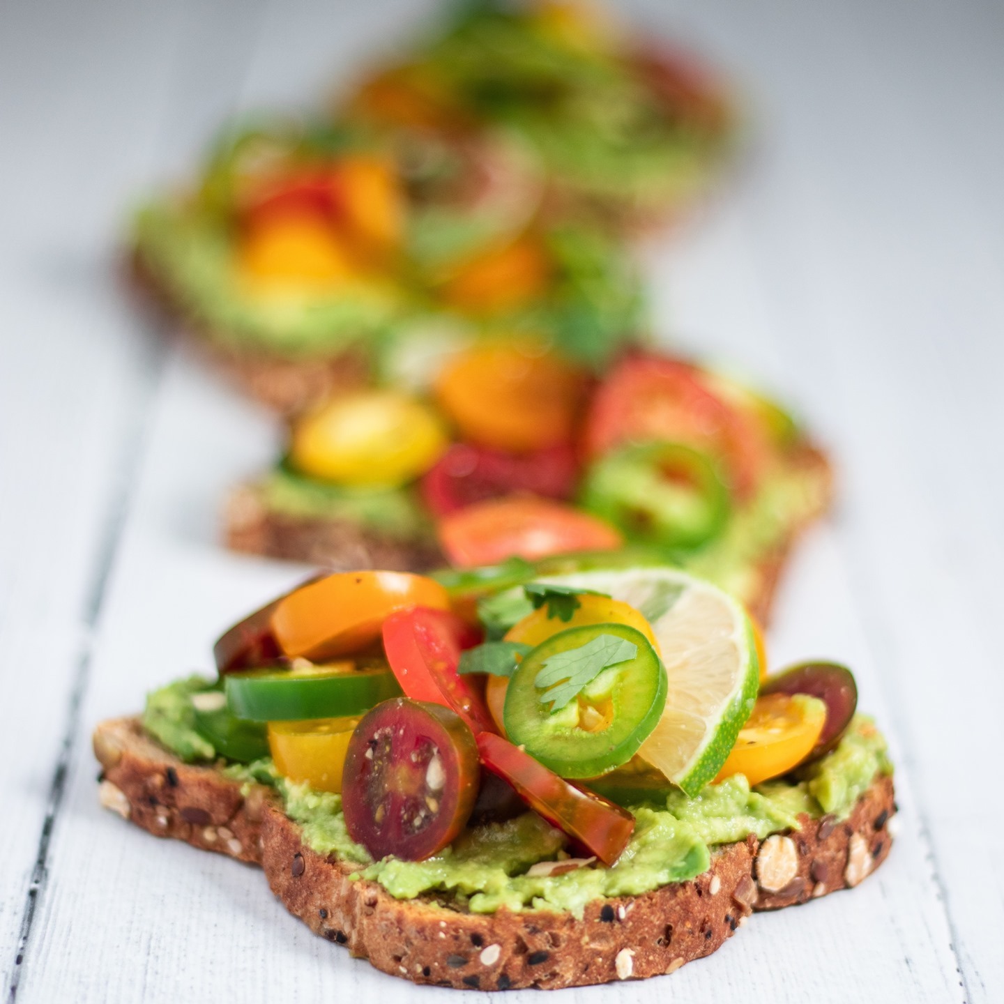 Avocado Toast with Fresh Toppings