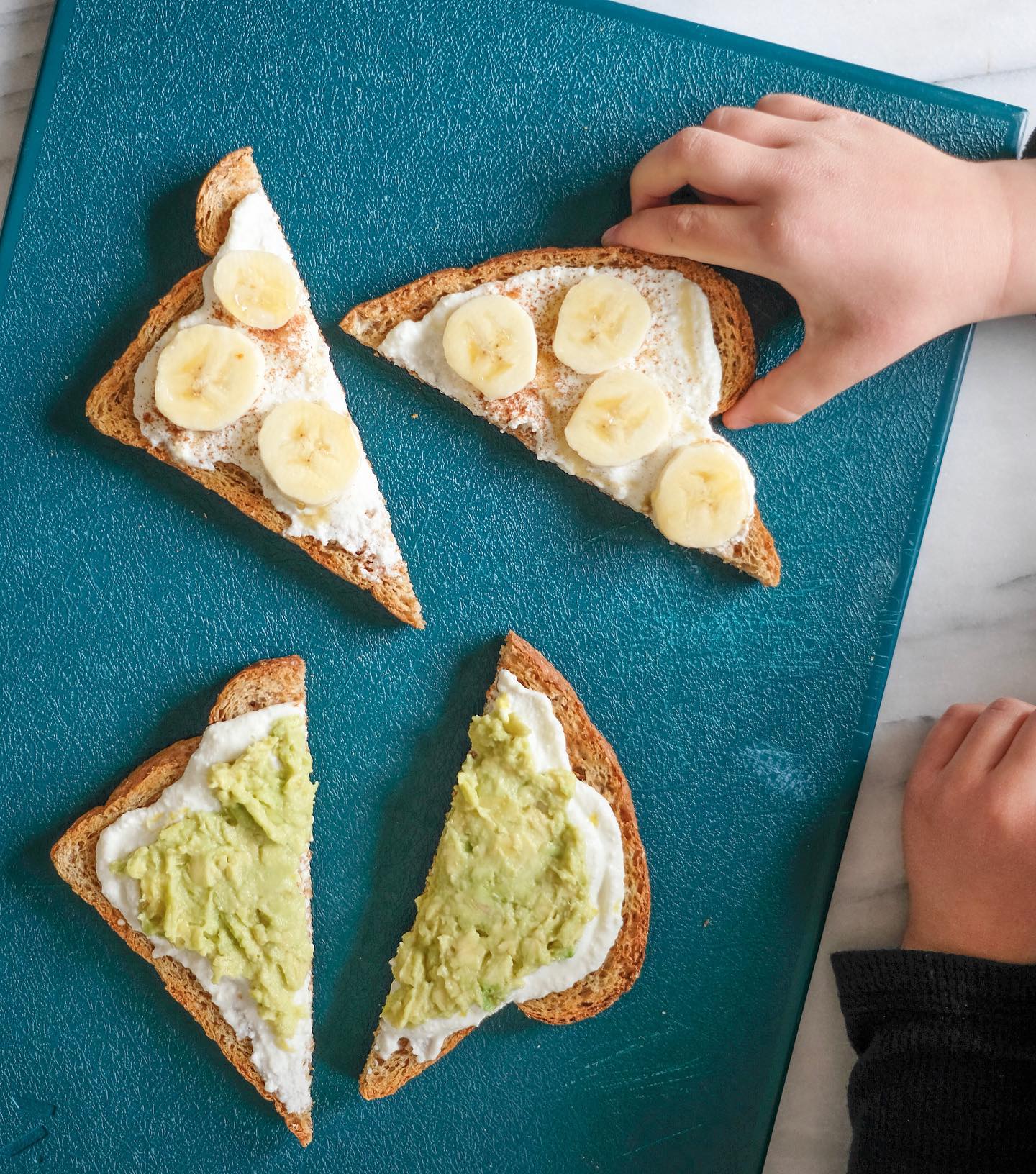Sweet and Savory Ricotta Toast