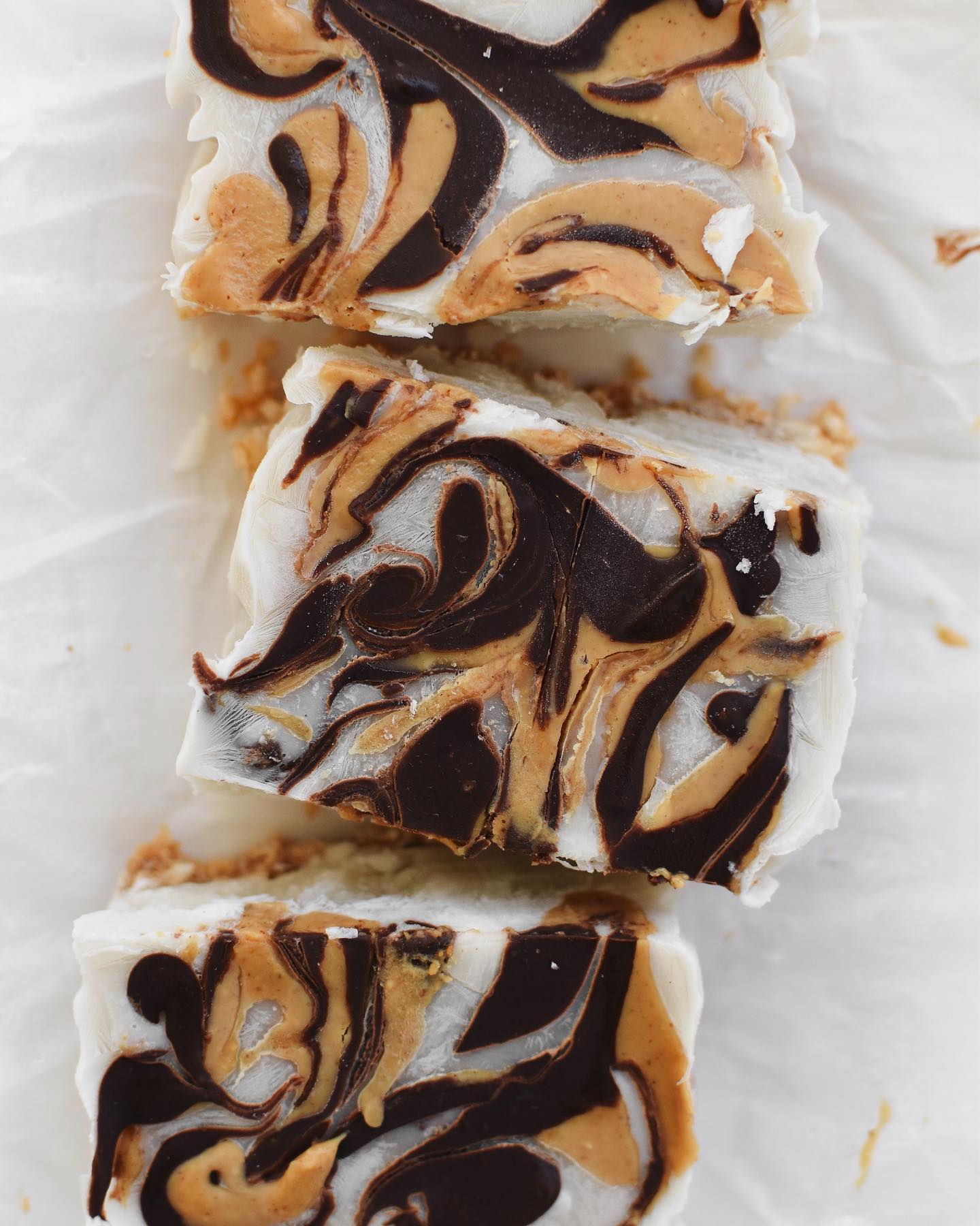 Chocolate Peanut Butter Frozen Yogurt Bars