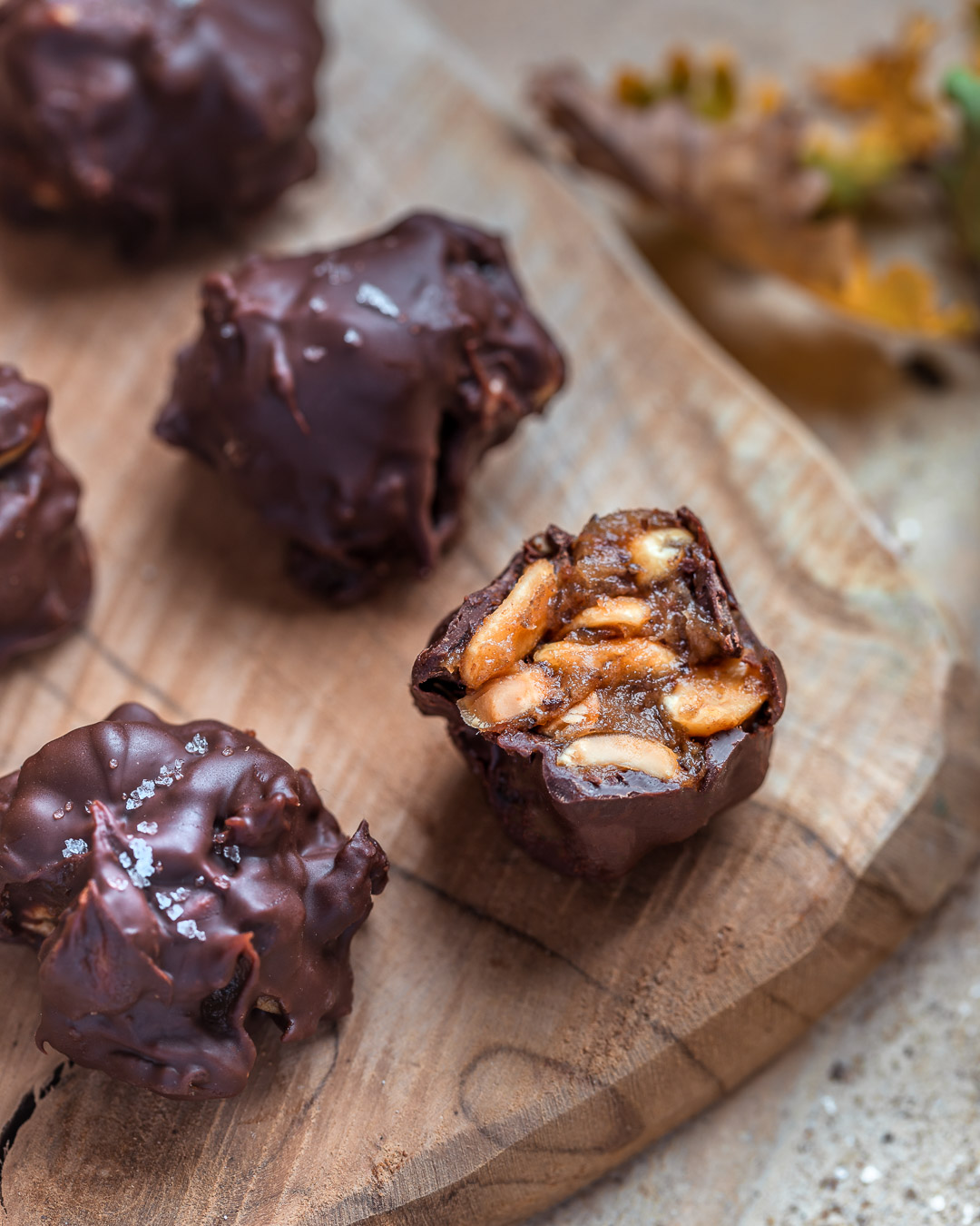Easy Homemade Snickers Truffle Bites