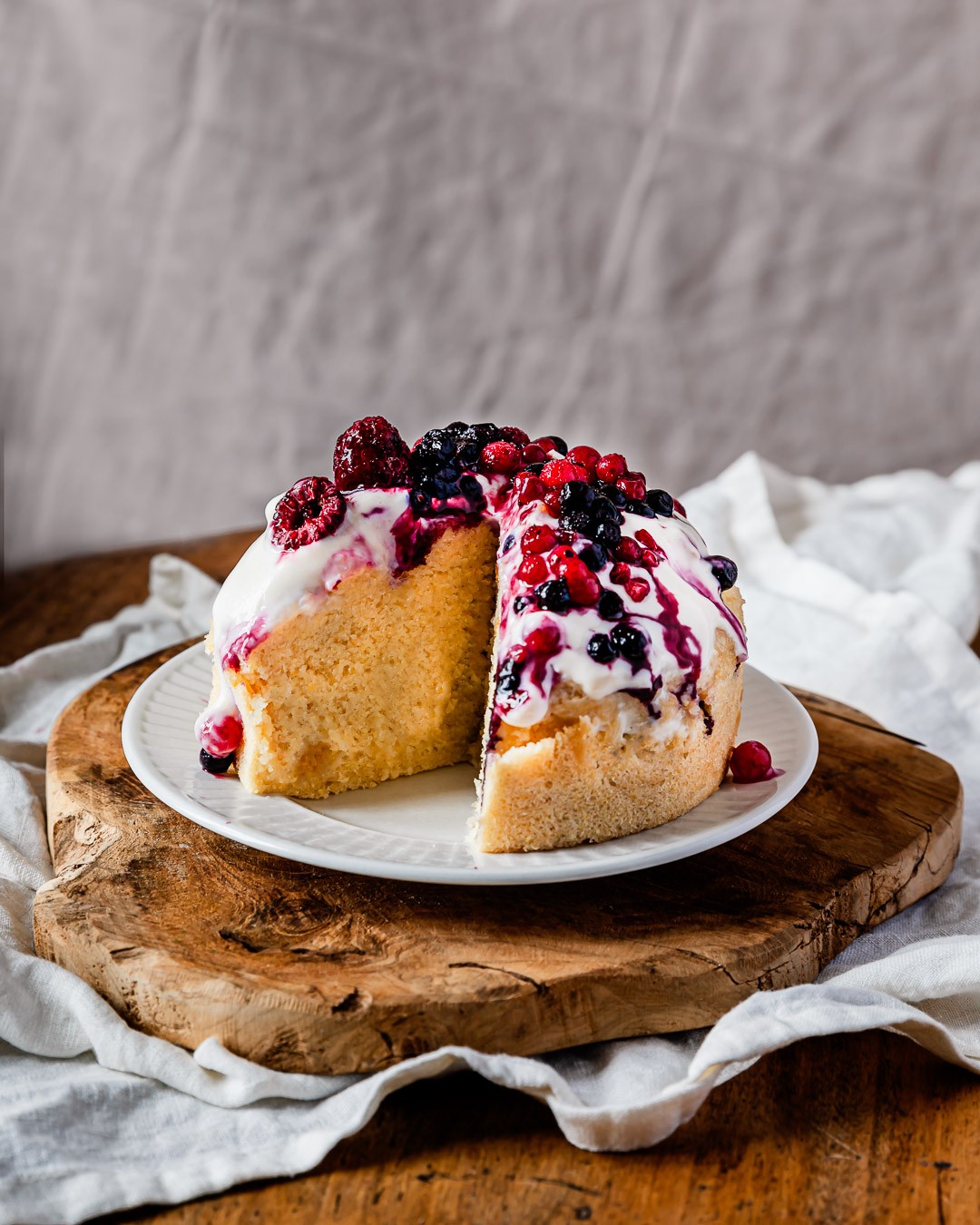 Peach Yogurt Steamed Cake (Vegan/gluten-Free)