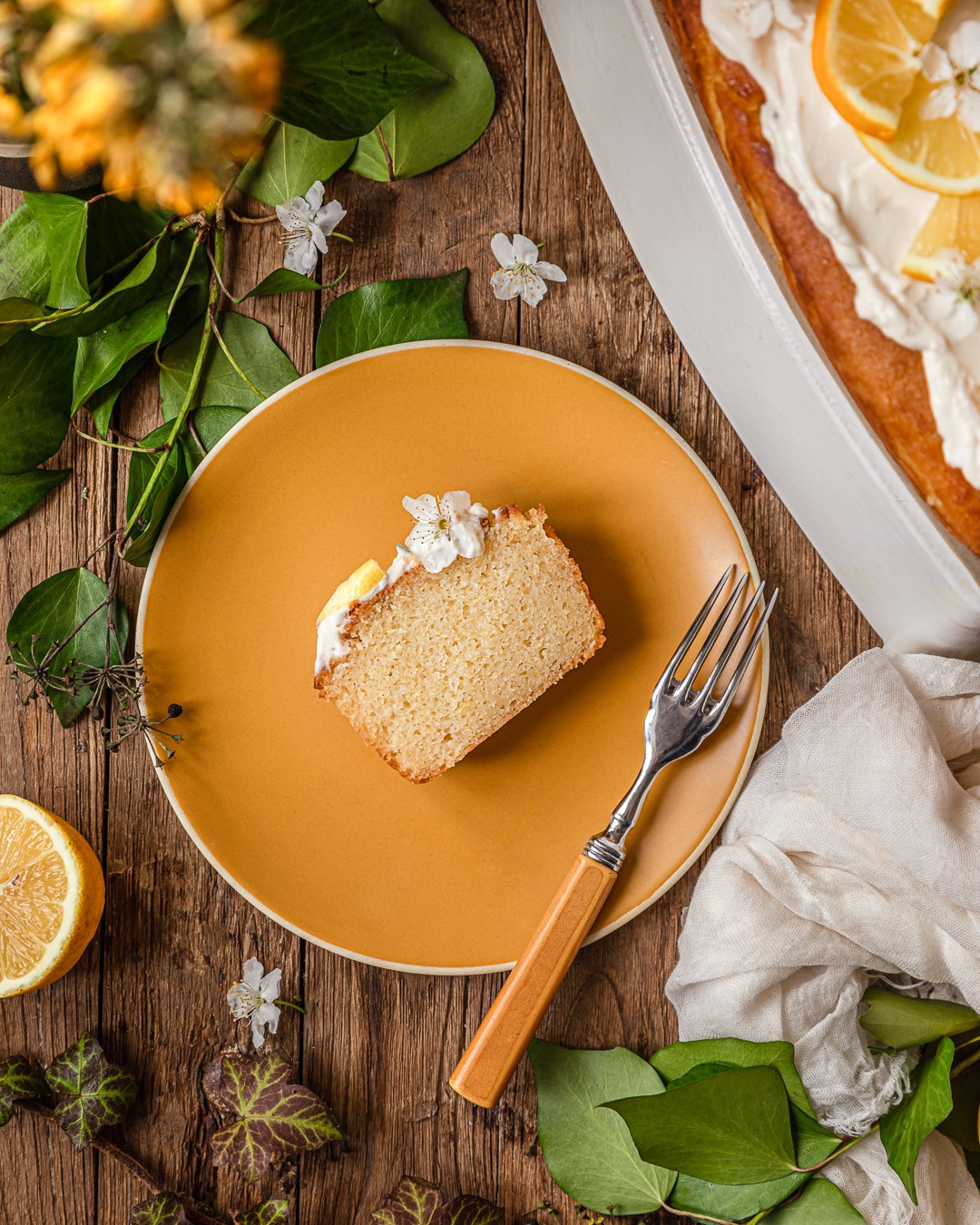 Moist Vegan and Gluten-Free Lemon Cake 🍋🍰