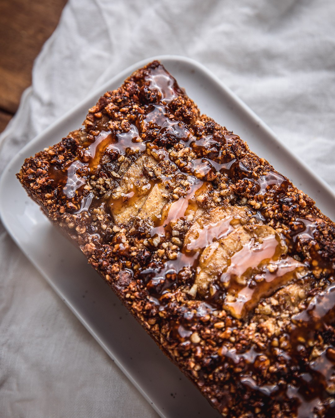 Vegan Apple Cake with Crumble Topping