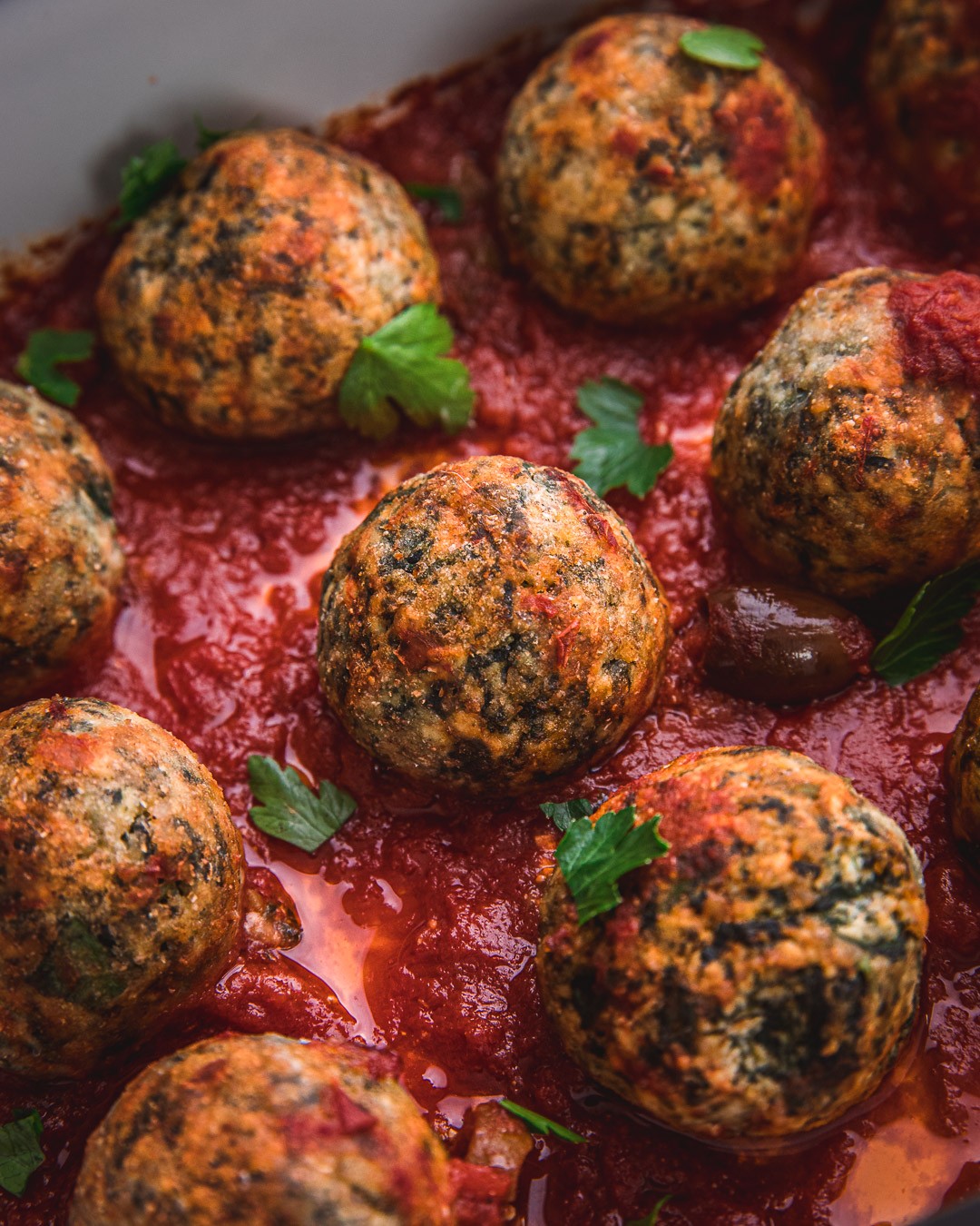 Tofu and Spinach Balls