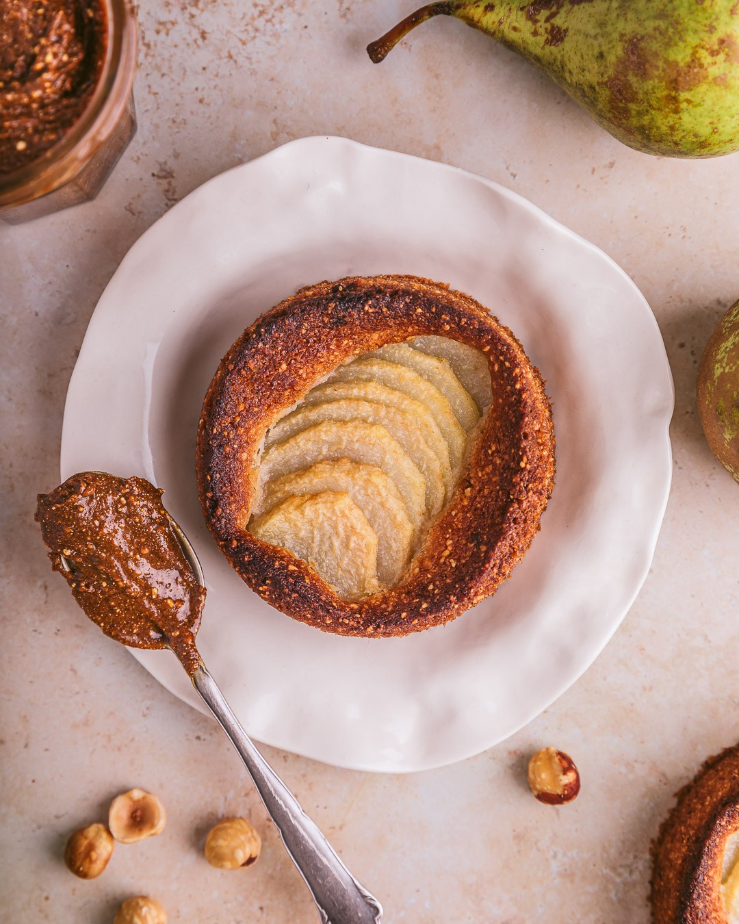 Gluten-Free Pear Hazelnut Cake