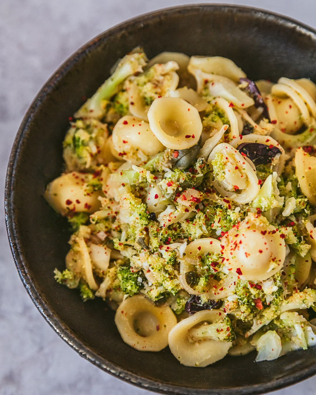 Broccoli Orecchiette Pasta Dish