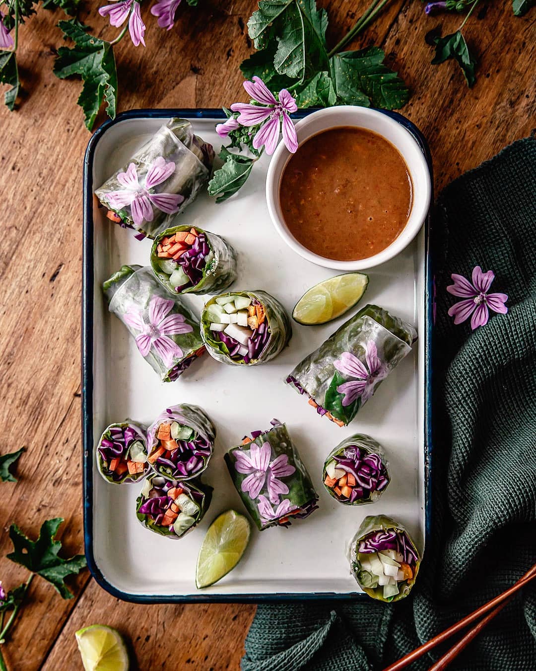 Summer Rolls with Peanut Sauce