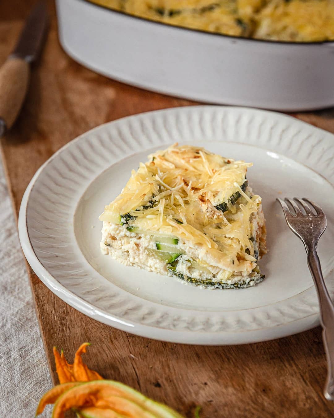 Simple Vegan Zucchini Gratin