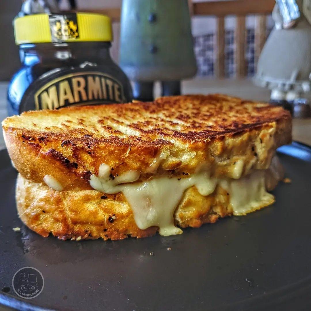 Cheese and Marmite Toastie