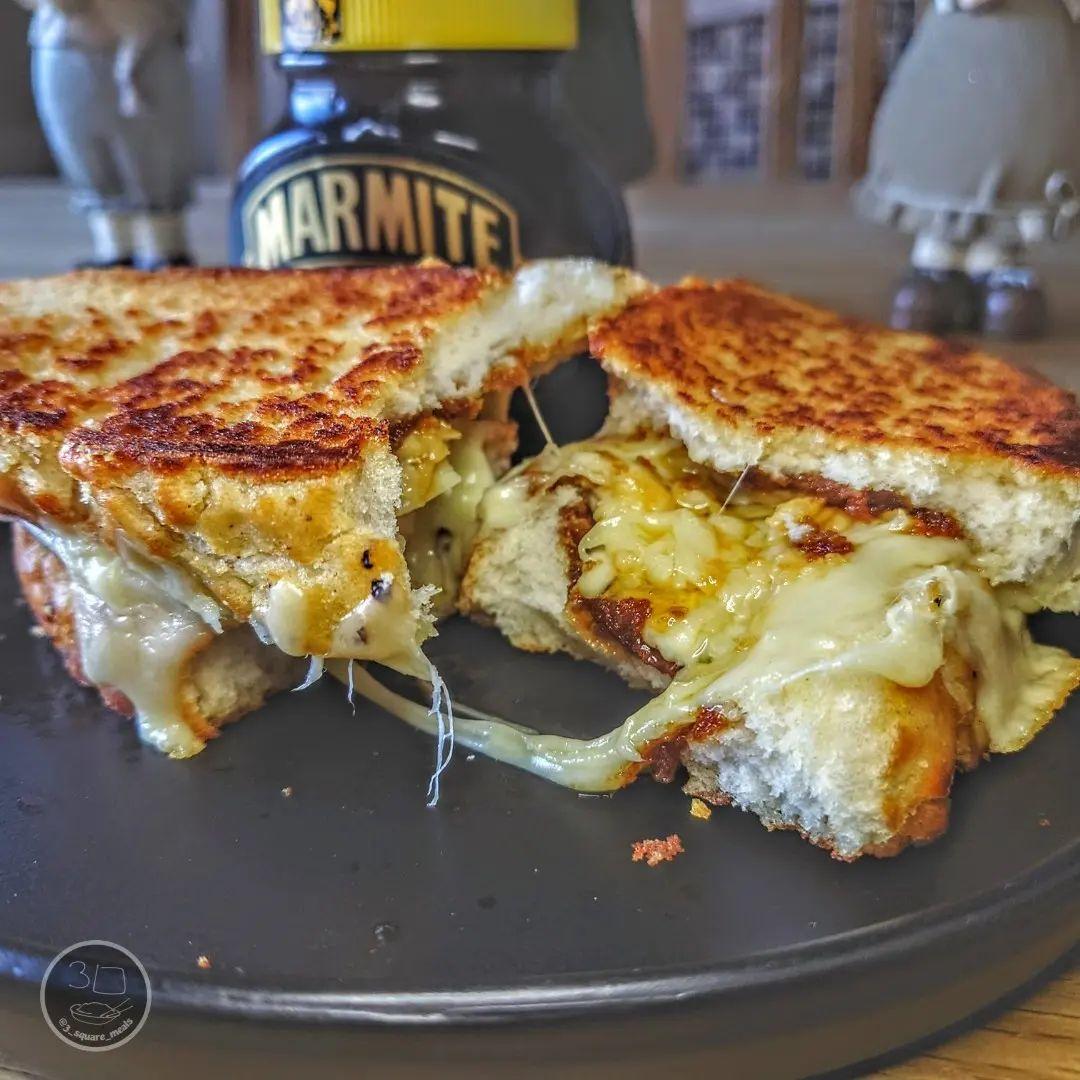Cheese and Marmite Toastie