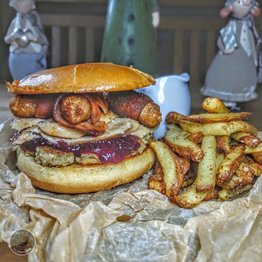Festive Brioche Bagel with Holiday Fillings