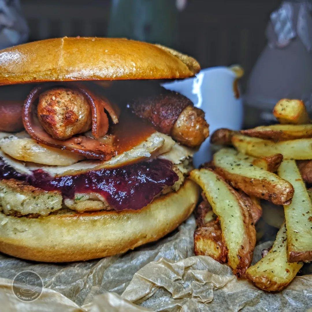 Festive Brioche Bagel with Holiday Fillings