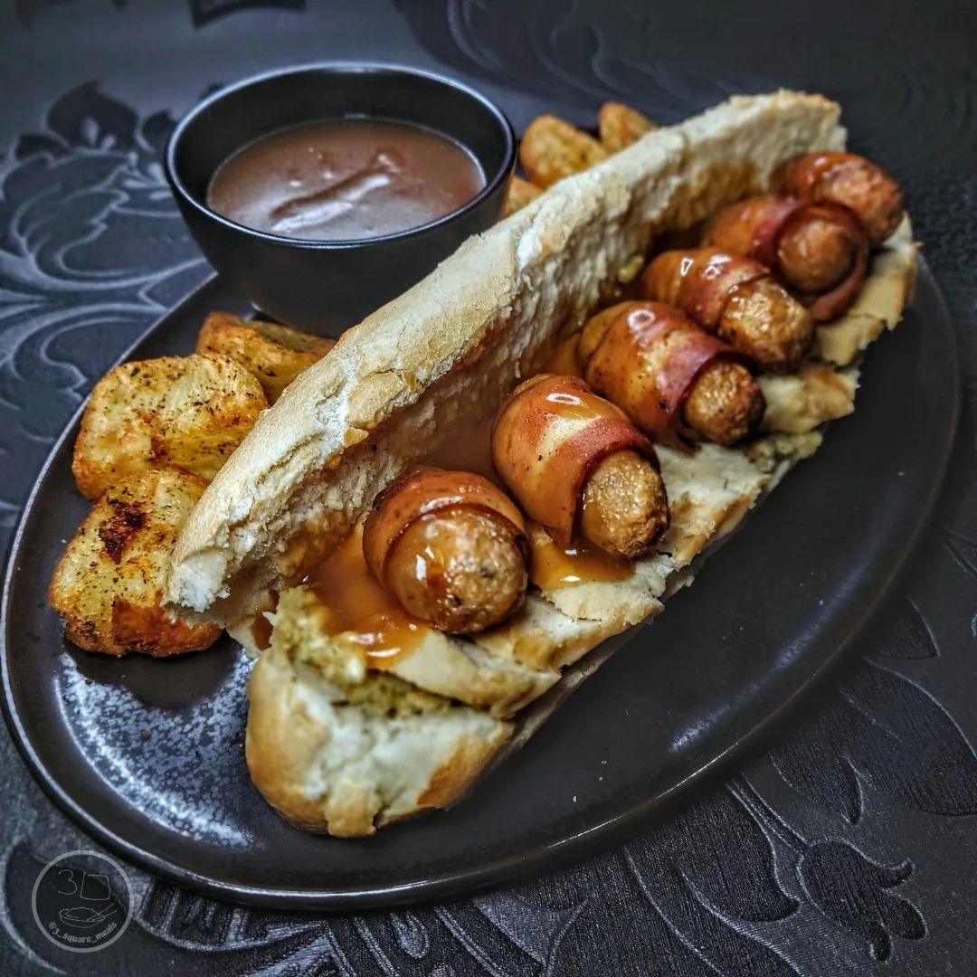 Christmas Plant-Based Baguette Sandwich