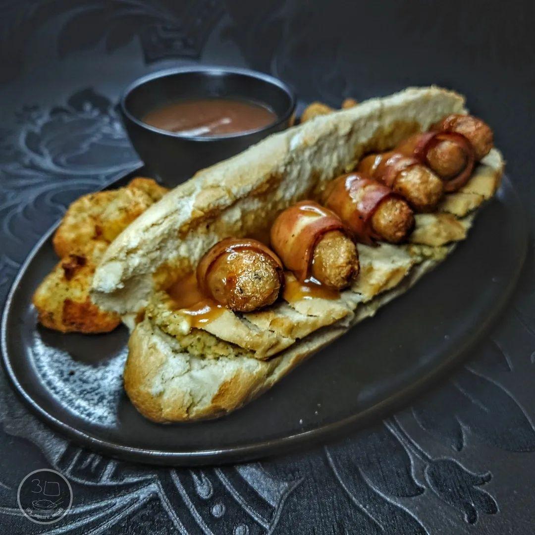 Christmas Plant-Based Baguette Sandwich