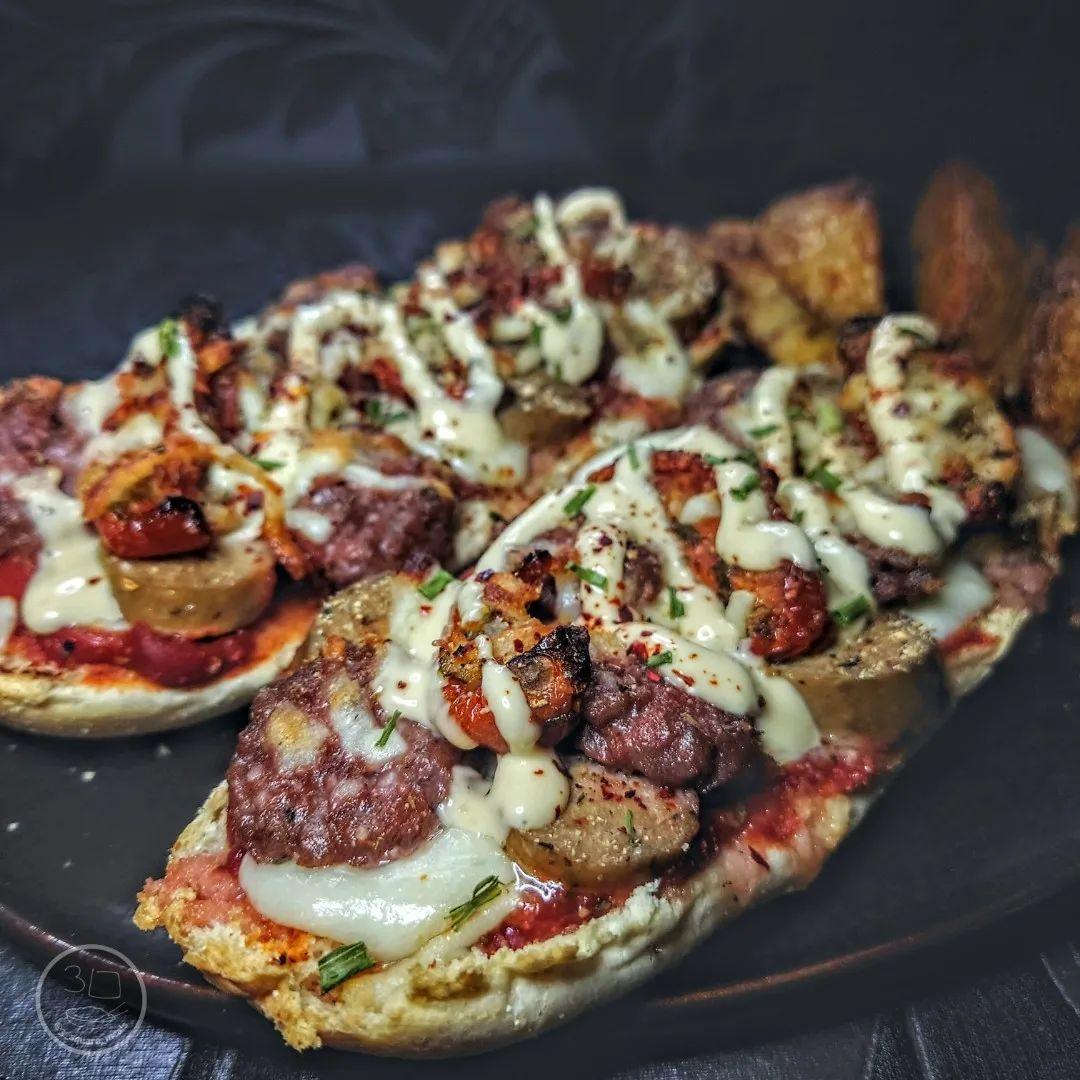 Vegetarian Pizza Sub Sandwich