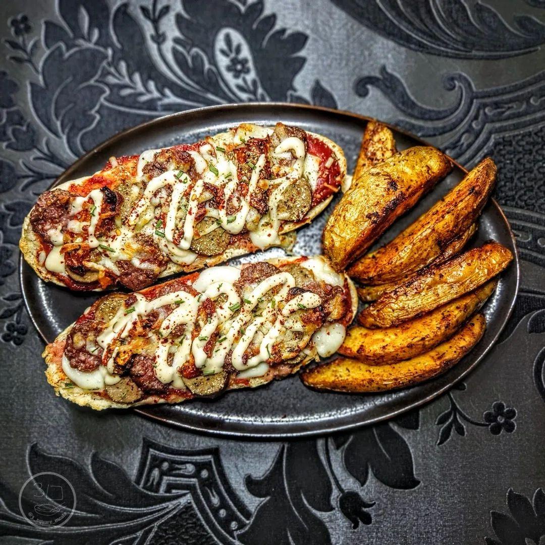 Vegetarian Pizza Sub Sandwich
