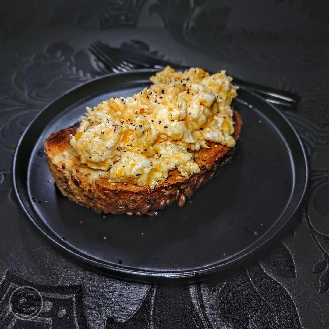 Scrambled Eggs on Toast
