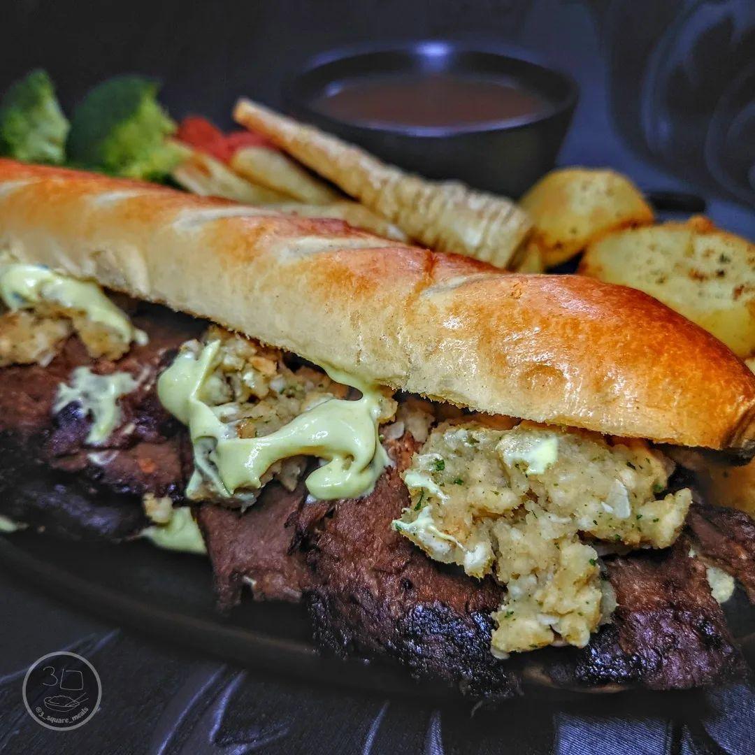 Roast Dinner Baguette Sandwich