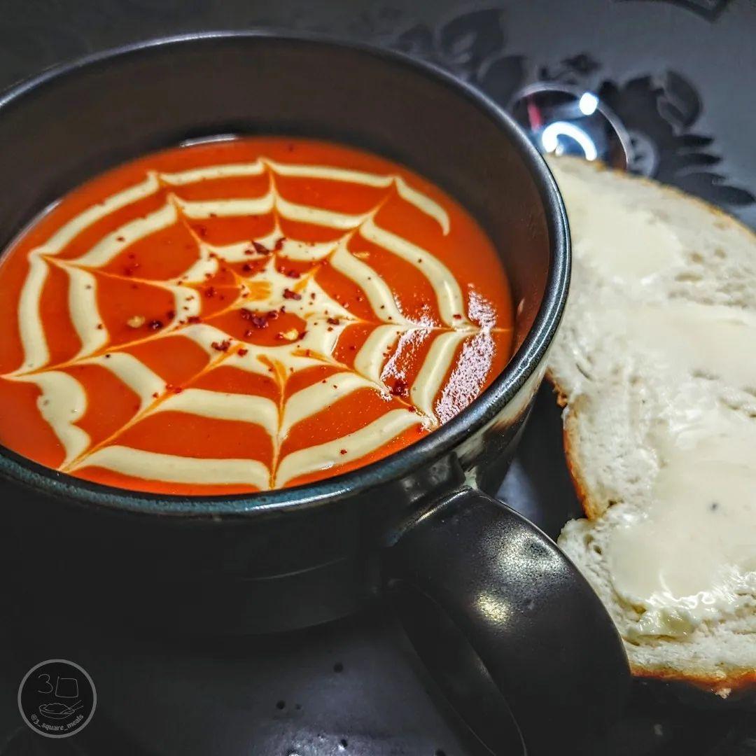 Halloween Cream of Tomato Soup