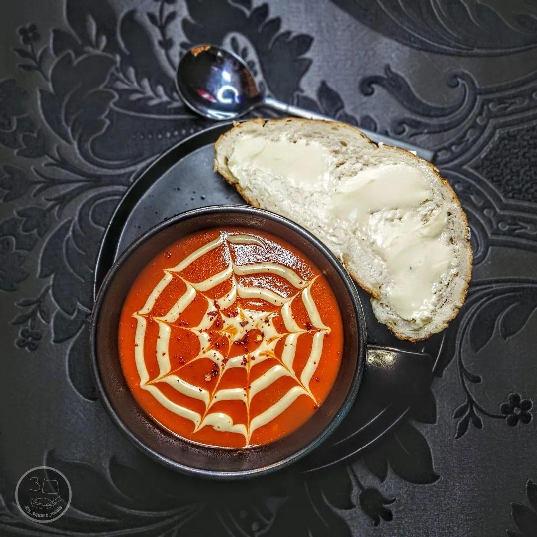 Halloween Cream of Tomato Soup