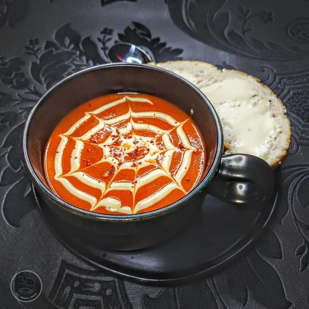 Halloween Cream of Tomato Soup