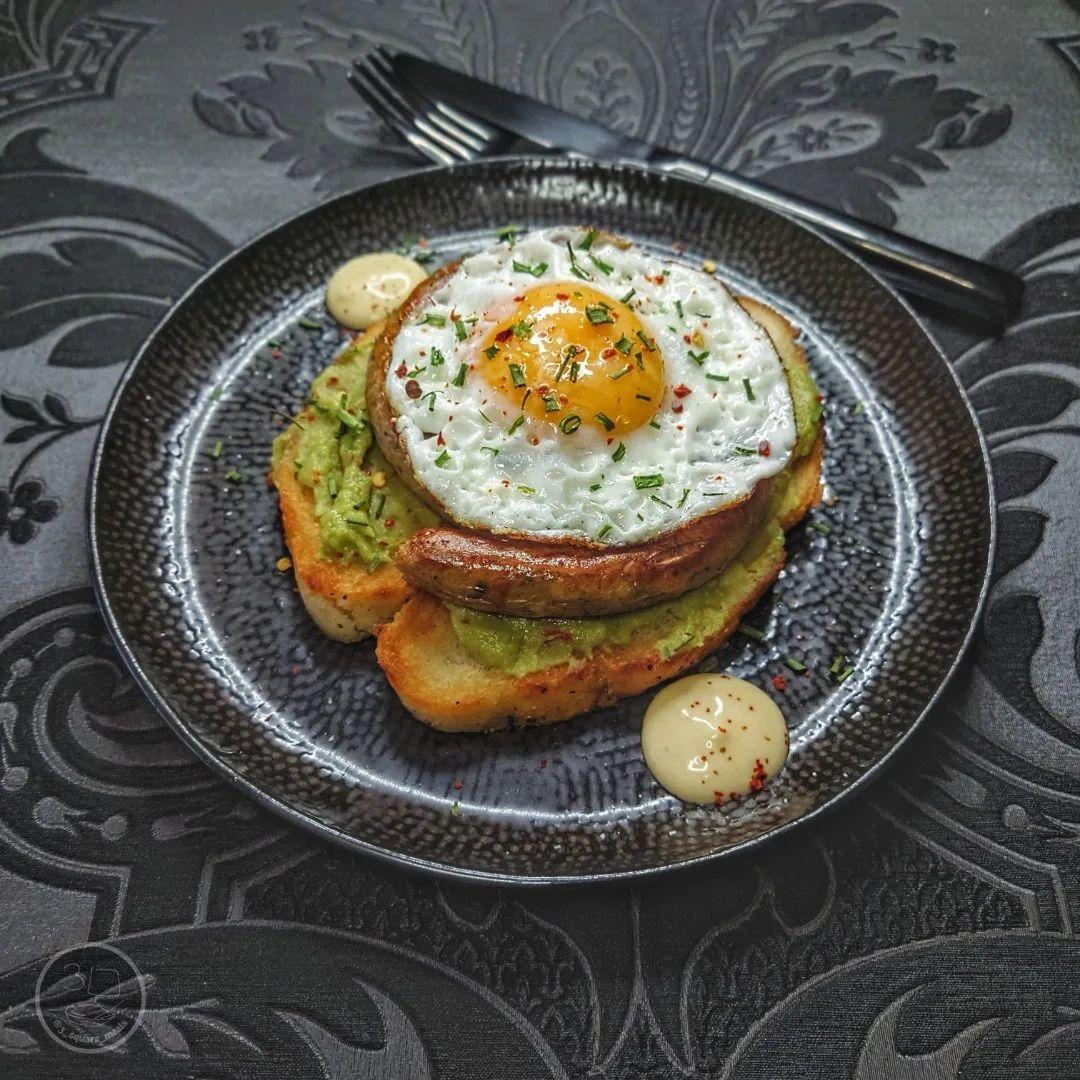 Vegetarian Sausage Whirl Breakfast Toast