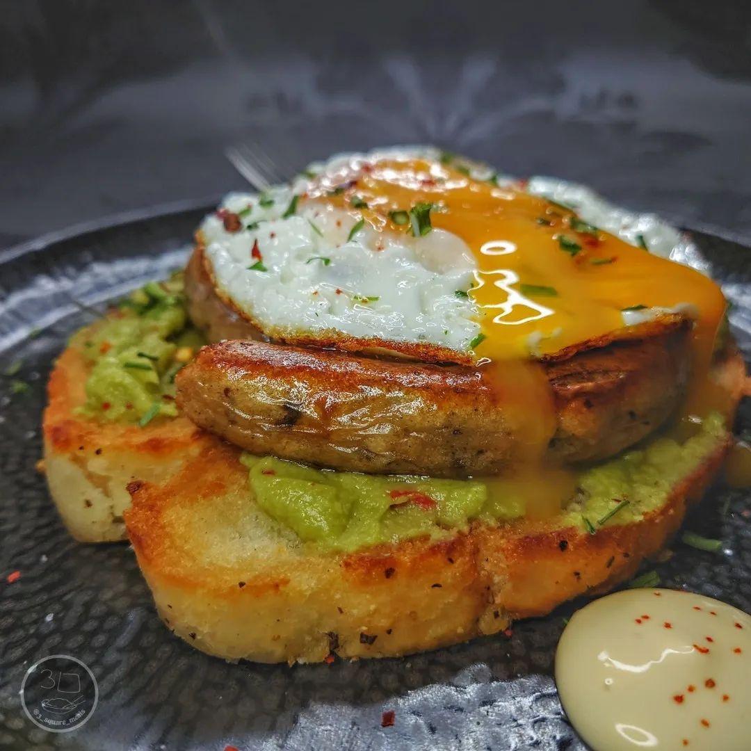 Vegetarian Sausage Whirl Breakfast Toast