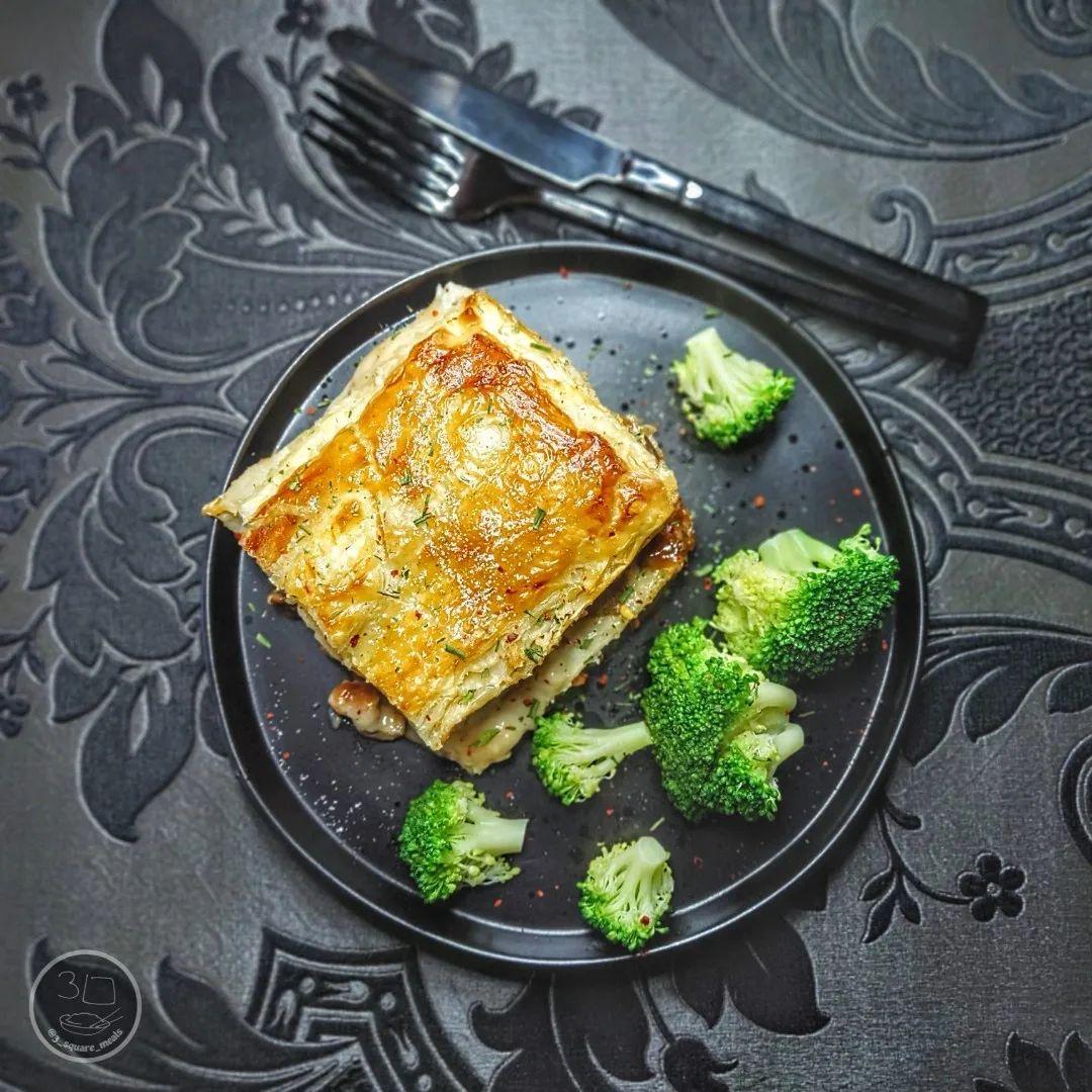 Chicken and Mushroom Pie Lasagne