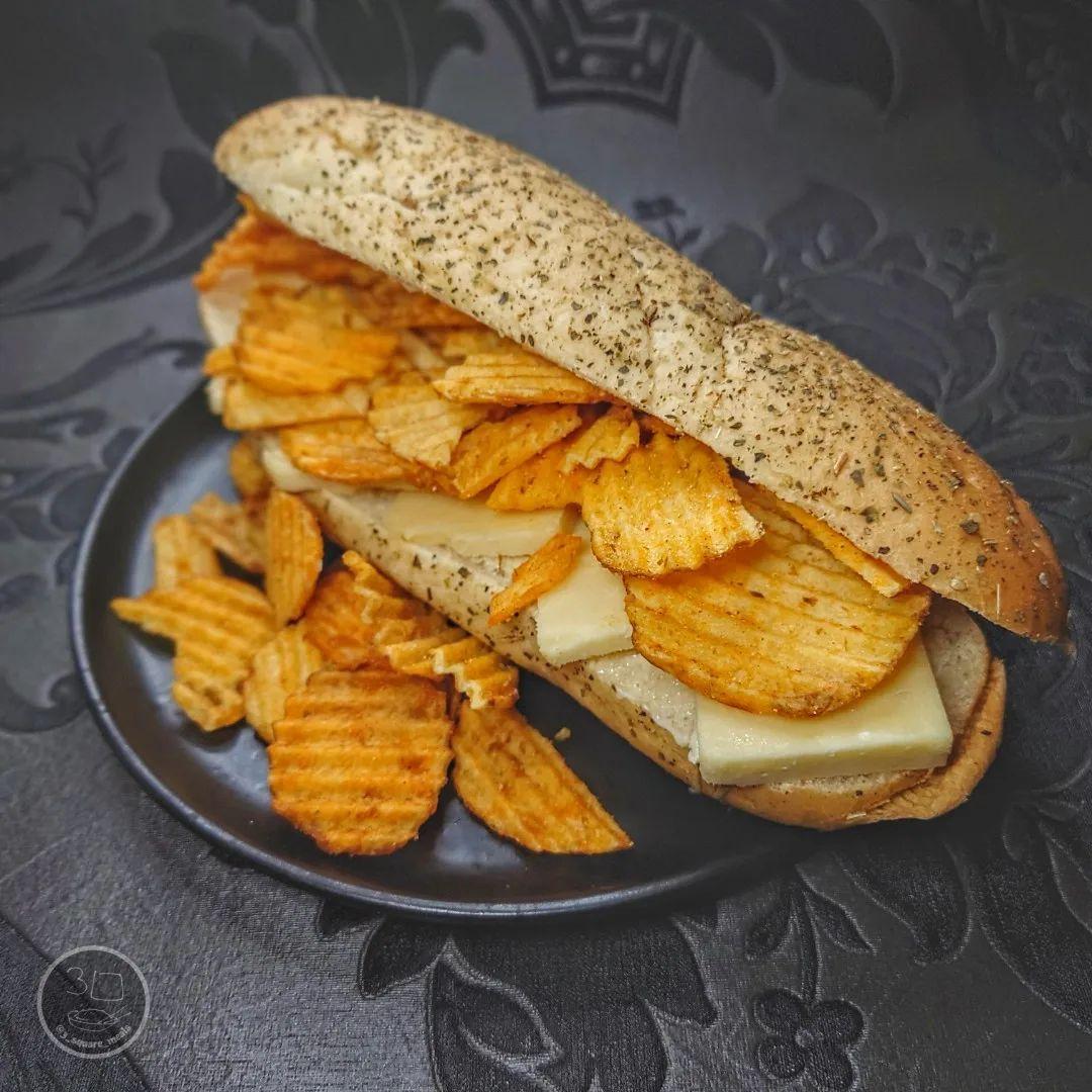 Cheese and Crisp Sandwich