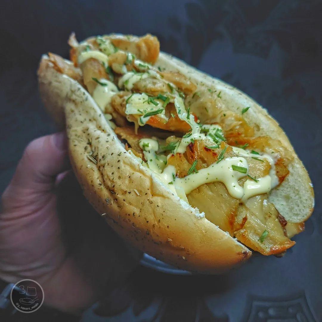 Crispy Meat-Free Chicken Cheese Sub