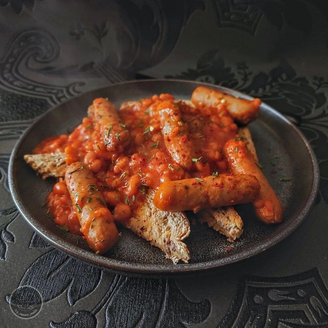 Sausage and Beans on Toast