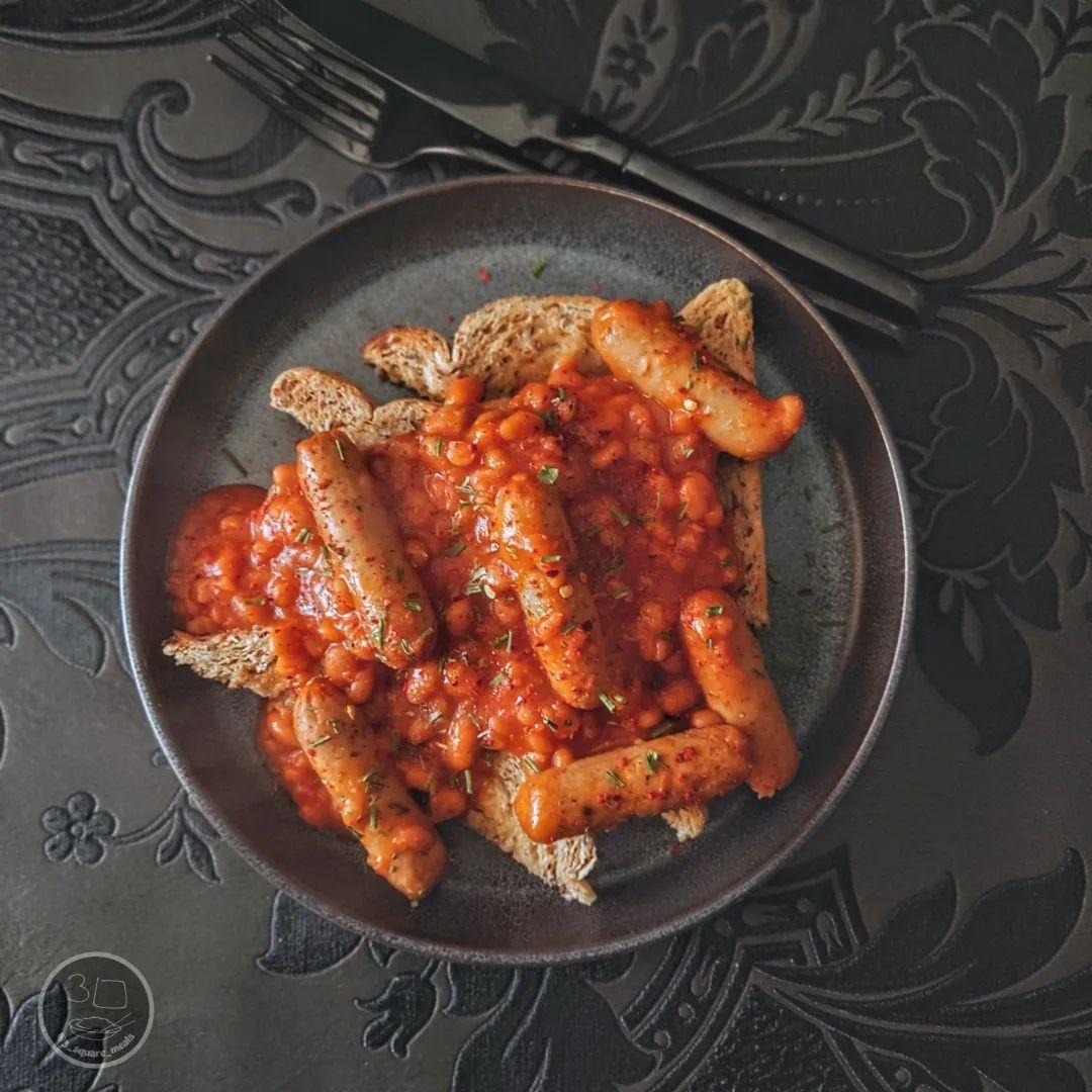 Sausage and Beans on Toast