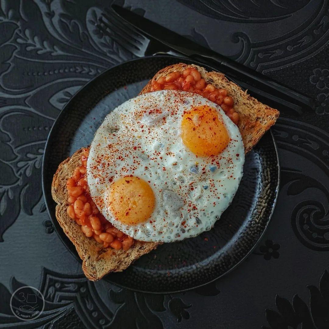 Eggs and Beans on Toast