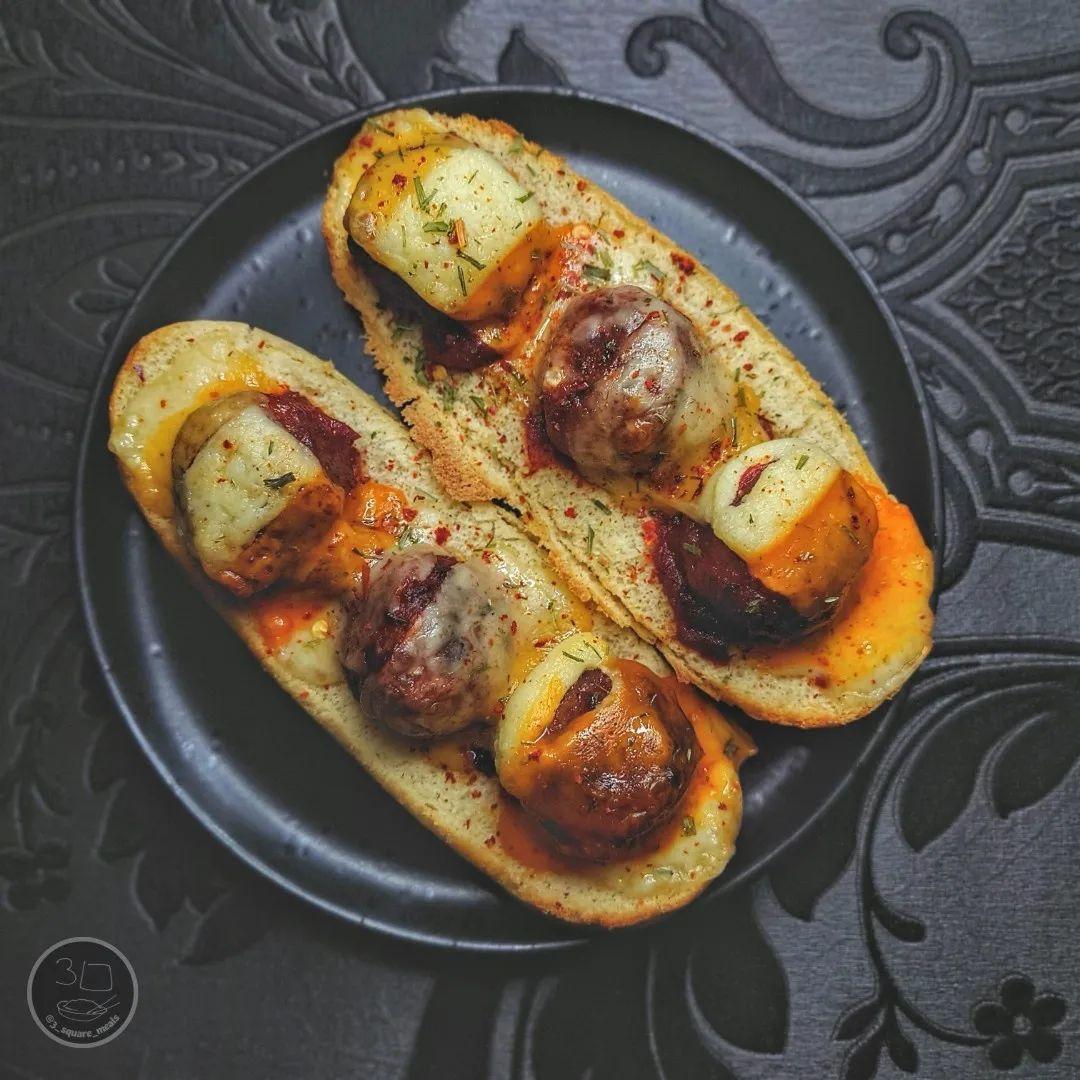Easy Plant-Based Meatball Boats