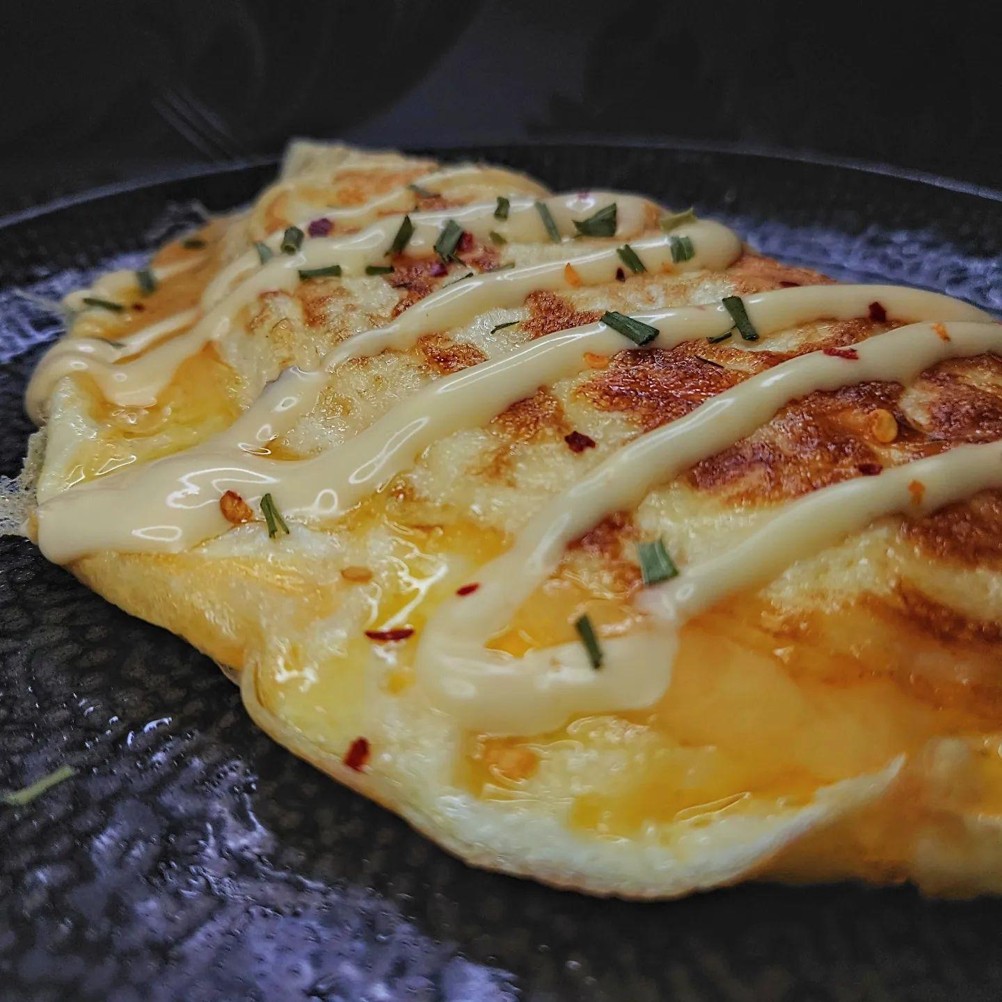 Double Gloucester Cheese Omelette