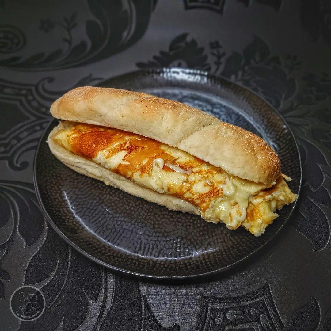 Cheese Omelette Sub Sandwich